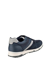 dunkelblaue Wildleder niedrige Sneakers von Geox