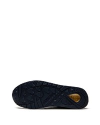 dunkelblaue Wildleder niedrige Sneakers von Saucony