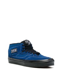 dunkelblaue Wildleder niedrige Sneakers von Vans