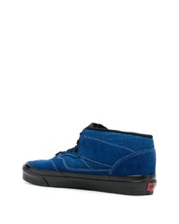 dunkelblaue Wildleder niedrige Sneakers von Vans