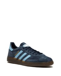 dunkelblaue Wildleder niedrige Sneakers von adidas