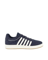 dunkelblaue Wildleder niedrige Sneakers von K-Swiss