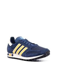 dunkelblaue Wildleder niedrige Sneakers von adidas