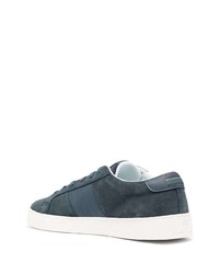 dunkelblaue Wildleder niedrige Sneakers von PS Paul Smith