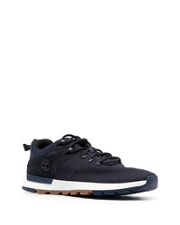 dunkelblaue Wildleder niedrige Sneakers von Timberland