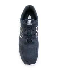 dunkelblaue Wildleder niedrige Sneakers von New Balance