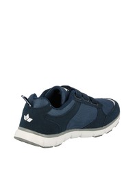 dunkelblaue Wildleder niedrige Sneakers von Lico