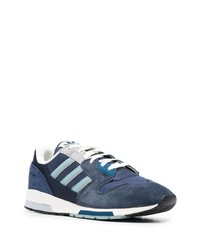 dunkelblaue Wildleder niedrige Sneakers von adidas