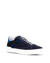 dunkelblaue Wildleder niedrige Sneakers von Hogan