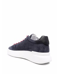 dunkelblaue Wildleder niedrige Sneakers von Hogan