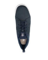 dunkelblaue Wildleder niedrige Sneakers von Timberland