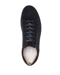 dunkelblaue Wildleder niedrige Sneakers von Paul Smith