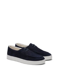 dunkelblaue Wildleder niedrige Sneakers von Church's