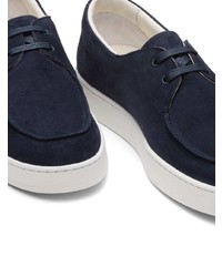 dunkelblaue Wildleder niedrige Sneakers von Church's