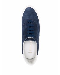 dunkelblaue Wildleder niedrige Sneakers von Hide&Jack