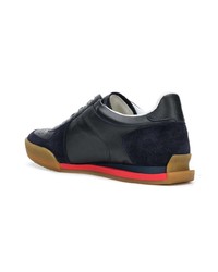 dunkelblaue Wildleder niedrige Sneakers von Givenchy