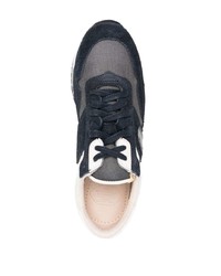 dunkelblaue Wildleder niedrige Sneakers von VISVIM