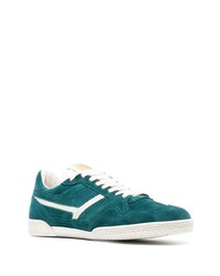 dunkelblaue Wildleder niedrige Sneakers von Tom Ford