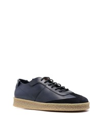 dunkelblaue Wildleder niedrige Sneakers von Buttero