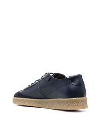 dunkelblaue Wildleder niedrige Sneakers von Buttero