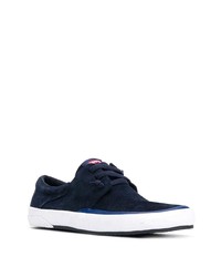 dunkelblaue Wildleder niedrige Sneakers von Camper