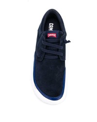 dunkelblaue Wildleder niedrige Sneakers von Camper