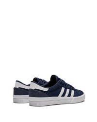 dunkelblaue Wildleder niedrige Sneakers von adidas