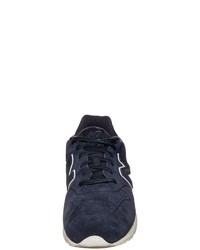 dunkelblaue Wildleder niedrige Sneakers von New Balance