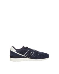 dunkelblaue Wildleder niedrige Sneakers von New Balance