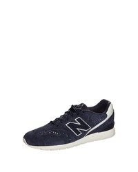 dunkelblaue Wildleder niedrige Sneakers von New Balance