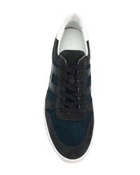 dunkelblaue Wildleder niedrige Sneakers von Hogan