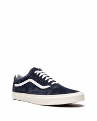 dunkelblaue Wildleder niedrige Sneakers von Vans