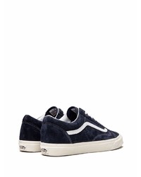 dunkelblaue Wildleder niedrige Sneakers von Vans