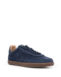 dunkelblaue Wildleder niedrige Sneakers von Tod's