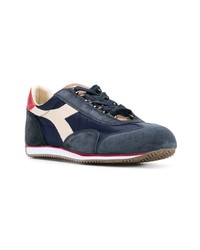 dunkelblaue Wildleder niedrige Sneakers von Diadora