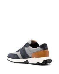 dunkelblaue Wildleder niedrige Sneakers von Tod's