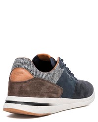 dunkelblaue Wildleder niedrige Sneakers von Pepe Jeans