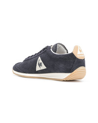 dunkelblaue Wildleder niedrige Sneakers von Le Coq Sportif