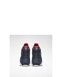 dunkelblaue Wildleder niedrige Sneakers von Reebok Classic