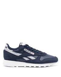 dunkelblaue Wildleder niedrige Sneakers von Reebok