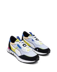 dunkelblaue Wildleder niedrige Sneakers von Puma