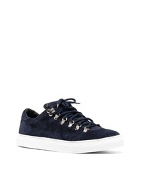 dunkelblaue Wildleder niedrige Sneakers von Diemme