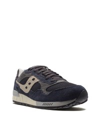 dunkelblaue Wildleder niedrige Sneakers von Saucony