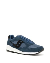 dunkelblaue Wildleder niedrige Sneakers von Saucony