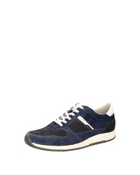 dunkelblaue Wildleder niedrige Sneakers von Sioux