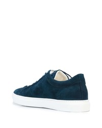 dunkelblaue Wildleder niedrige Sneakers von Madison.Maison