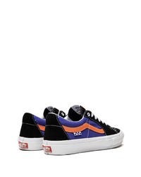 dunkelblaue Wildleder niedrige Sneakers von Vans