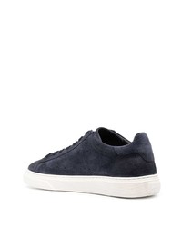 dunkelblaue Wildleder niedrige Sneakers von Hogan