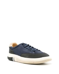 dunkelblaue Wildleder niedrige Sneakers von OSKLEN