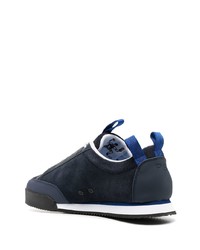 dunkelblaue Wildleder niedrige Sneakers von PS Paul Smith